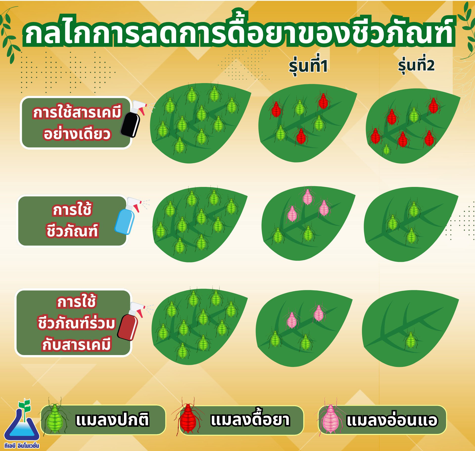 กลไกการลดการดื้อยาของชีวภัณฑ์